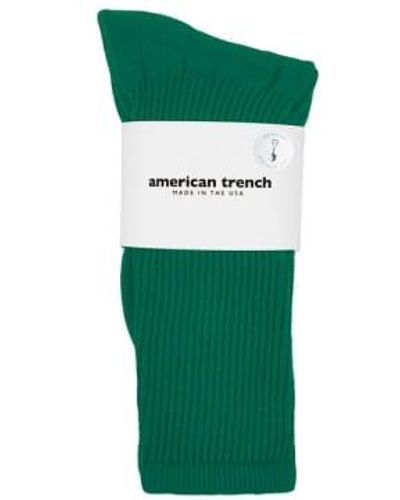 American Trench Mil Spec Socks Emerald - Verde