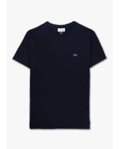 Lacoste S Pima Cotton Jersey T-shirt - Blue