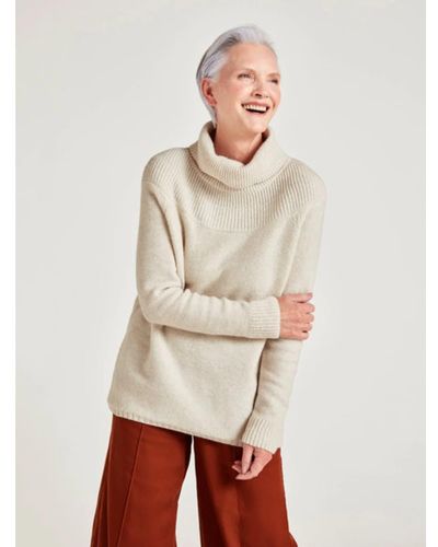 Thought Noelle Lambswool Knit Jumper - White