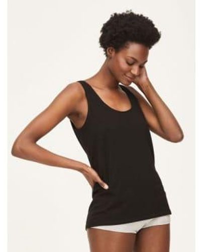 Thought The Bamboo Base Layer Top - Nero