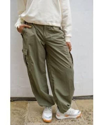 Dr. Denim Hale Cargo Thyme Trousers - Green