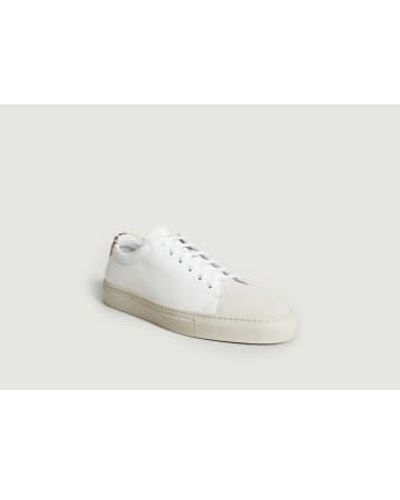 National Standard Low Leather Sneakers Edition 3 - Bianco