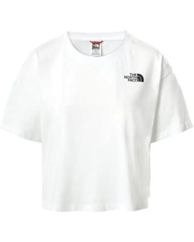 The North Face T-Shirt Einfache Dome Donna Bianca - Mehrfarbig