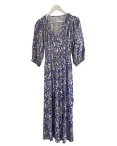 Suncoo Chafia Dress In From - Blu