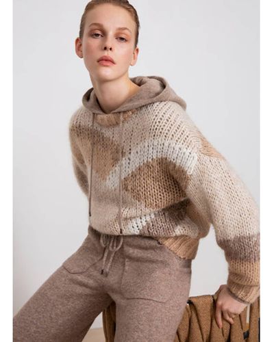 Suncoo Oversized Sweater - Brown