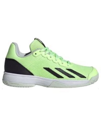 adidas Scarpe Da Tennis Courtflash Junior Sparkaurora Blacklucid Lemon - Verde