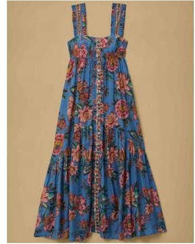 FARM Rio Bouquet Dress S - Blue