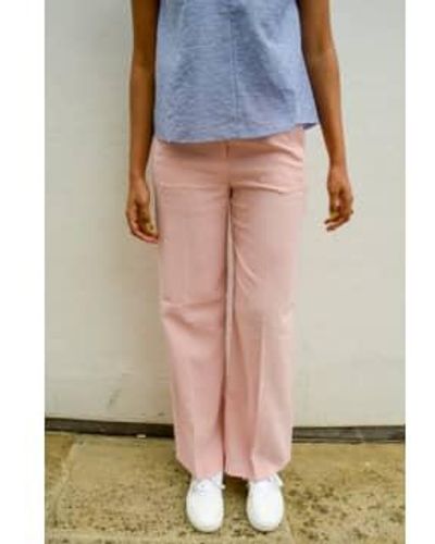 Atelier Rêve Leono Silver Pink Trousers 38 - Metallic
