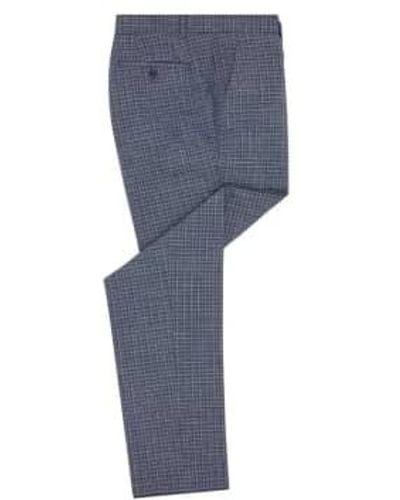 Remus Uomo Lucian Check Suit Trouser 32 - Gray