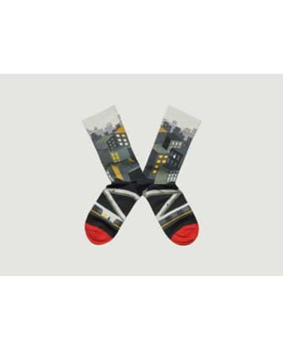 Bonne Maison Chaussettes Nabis City - Vert