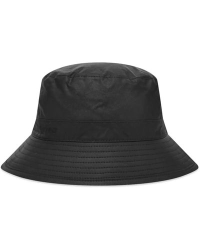 Barbour Wax Sports Hat noir