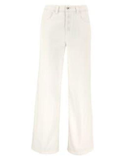 TRUE NYC Zelda pantalones marfil - Blanco