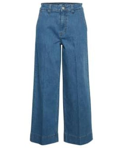 B.Young Byoung Bykato Bykomma Cropped Jeans - Blu