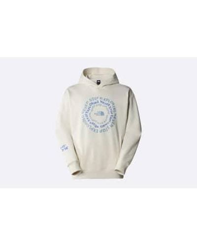 The North Face Nse Graphic Hoodie L / Blanco - Metallic