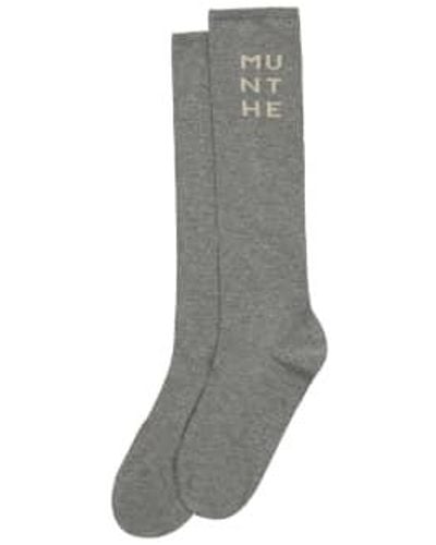 Munthe Ekanea Socks One Size - Grey