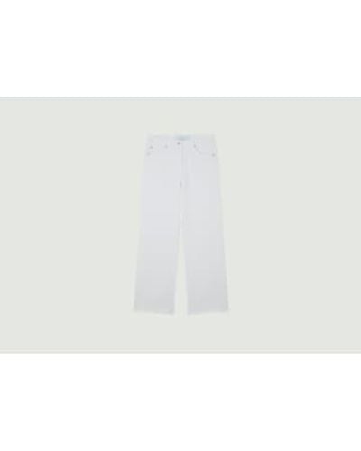 IRO Aiden High Waist Bootcut Jeans - Bianco