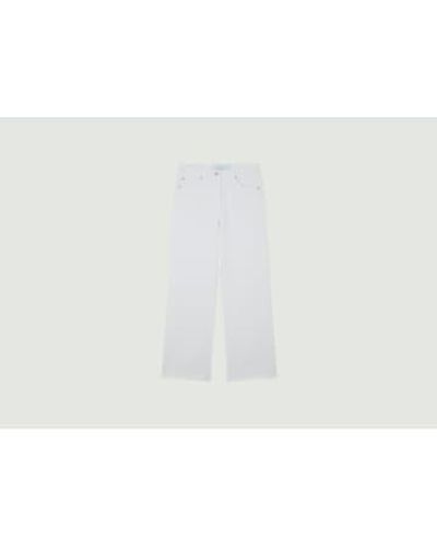 IRO Aiden High Waist Bootcut Jeans - Bianco