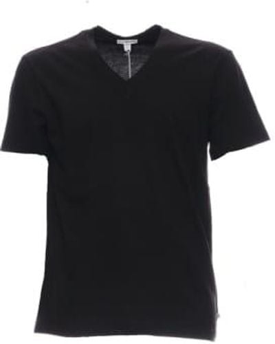 James Perse T-shirt Mlj3352 Blk 4 - Black