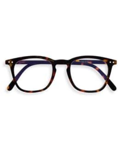 Izipizi #e Reading Screen Protection Glasses Tortoise +2.5 - Black