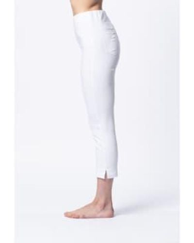 Marble 2419 pantalon - Blanc
