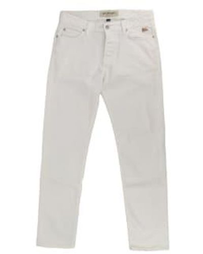 Roy Rogers Nuevos 517 pantalones hombre óptico blanco - Gris