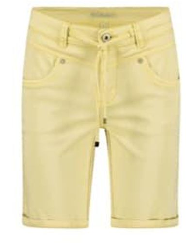 Red Button Trousers Relax Short Vanilla 42 - Yellow