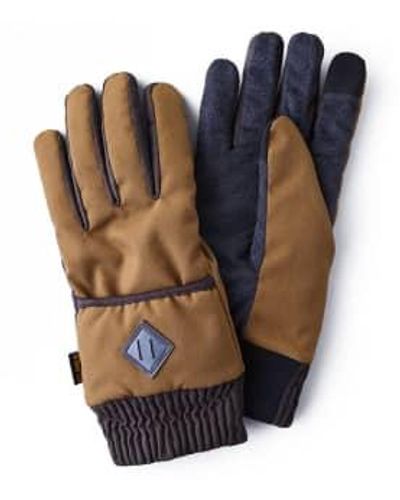 Elmer Gloves Guante conductivo interior capucha marrón - Azul