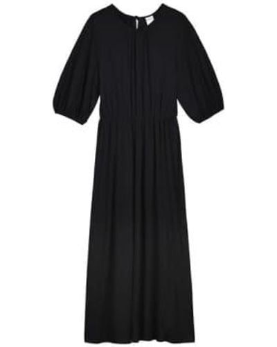 Kowtow Gather Drape Dress - Black
