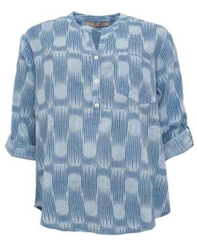 Costa Mani Love Shirt Or Stripe - Blu