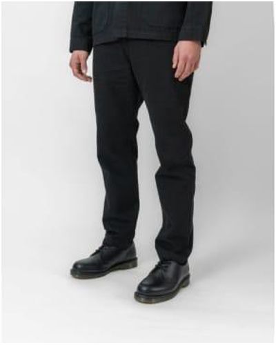 M.C. OVERALLS Relaxed Fit Ripstop Trousers - Nero