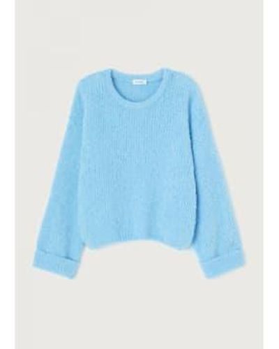 American Vintage Zolly Sweater Waterfall Xs/s - Blue