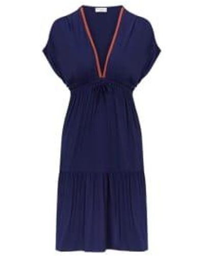 Nooki Design Vestido playa Carlotta - Azul
