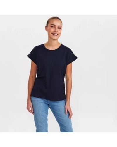 Numph T-shirt Nubeverly - Bleu