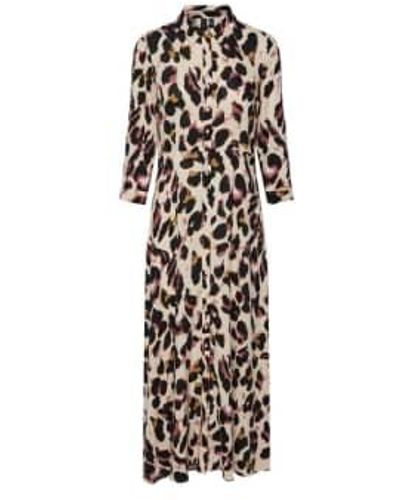 Y.A.S Savanna Long Shirt Dress - Multicolor