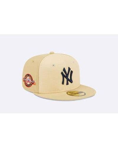 KTZ York Yankees Raffia Front 59fifty Fitted 7 3/8 / - Natural