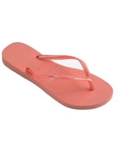 Havaianas Slim Flip Flops 39/40 - Pink