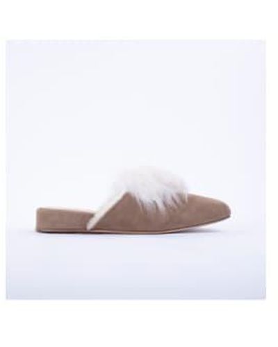 Rupert Sanderson Zapatos planos bulolo color canela - Blanco