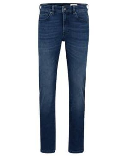 BOSS Delaware Slim Fit Jeans Kind Mid Stretch 30/30 - Blue