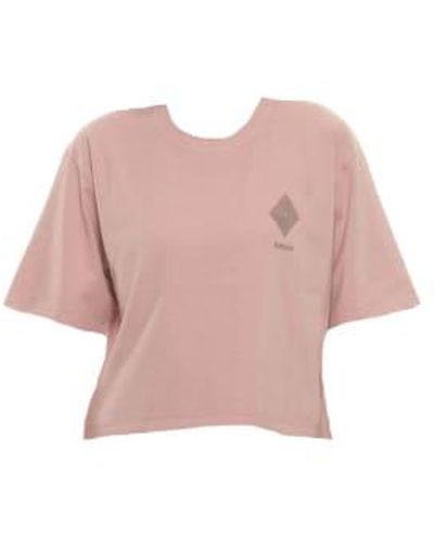 AMISH T-shirt amd093cg45xxxx graurosa - Pink