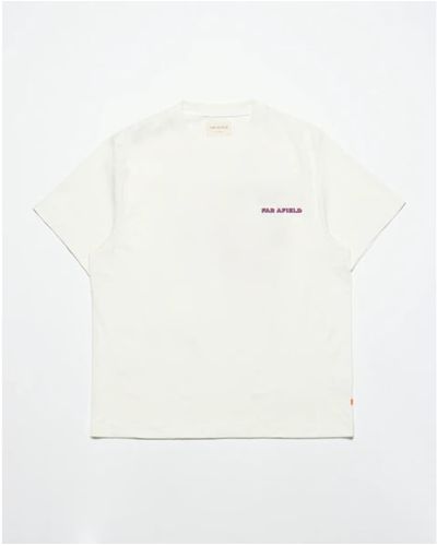 Far Afield Camiseta gráfica manga corta Afts262 en lám en blanco nevado
