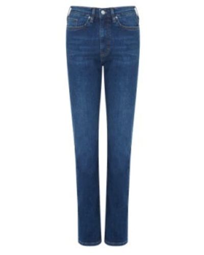 French Connection Mid Wash Conscious Stretch Slim Jeans - Blue
