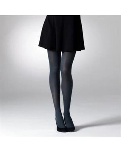 Gipsy Tights Gipsy 1042 100 Denier Luxury Opaque Tights In Pine - Nero