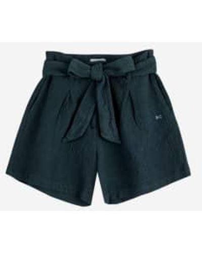 Bobo Choses Pleated Bermuda Shorts S - Blue
