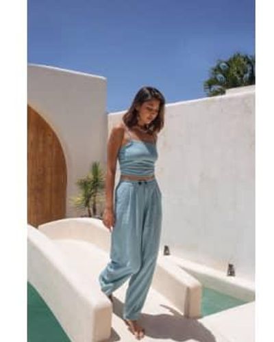 BERAWA Greer Trousers Capri Xs - Blue