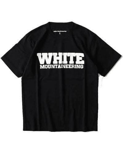 White Mountaineering Big Logo Tee Black - Negro