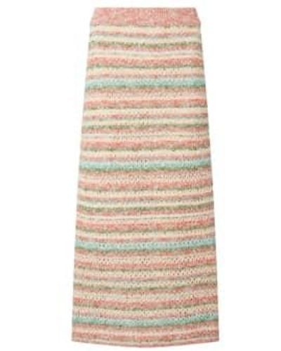 Hayley Menzies Andes Boucle Maxi Skirt M - Natural