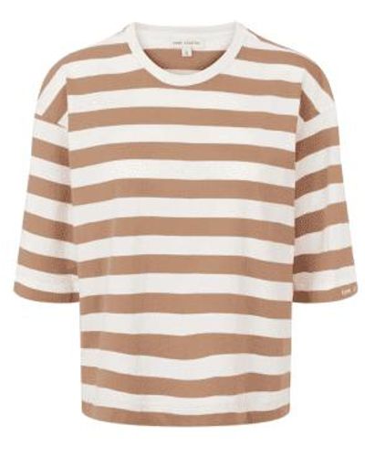 esmé studios Burro Signe Boxy T-Shirt Wide Stripes - Mehrfarbig