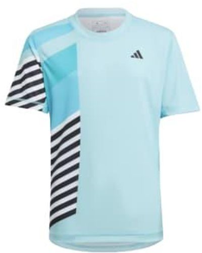 adidas T Shirt Pro Junior Bambino Light - Blu