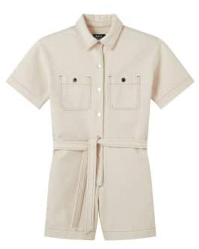 A.P.C. Amelie Jumpsuit - Natural