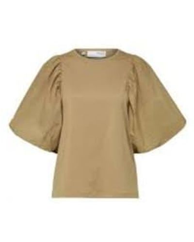 SELECTED Adrianna Tee - Natural